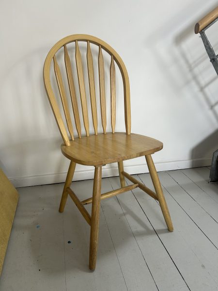 Wooden Windsor Chairs x4
