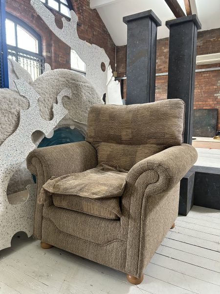 Beige Armchair