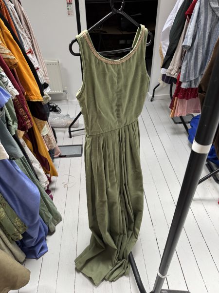 Green costume dress