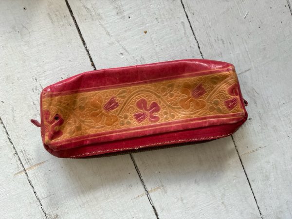 Red pencil case